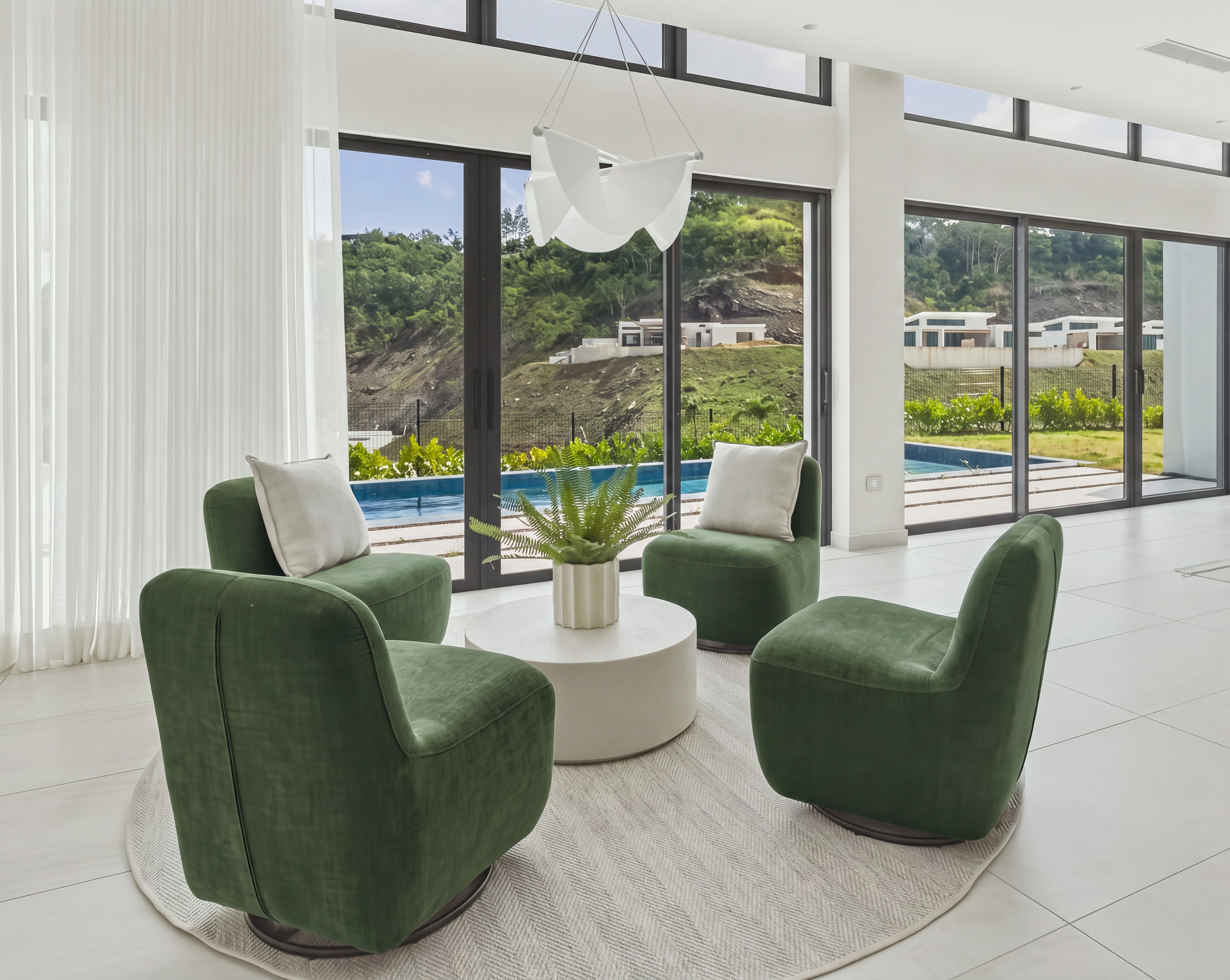 Sala moderna en Condado